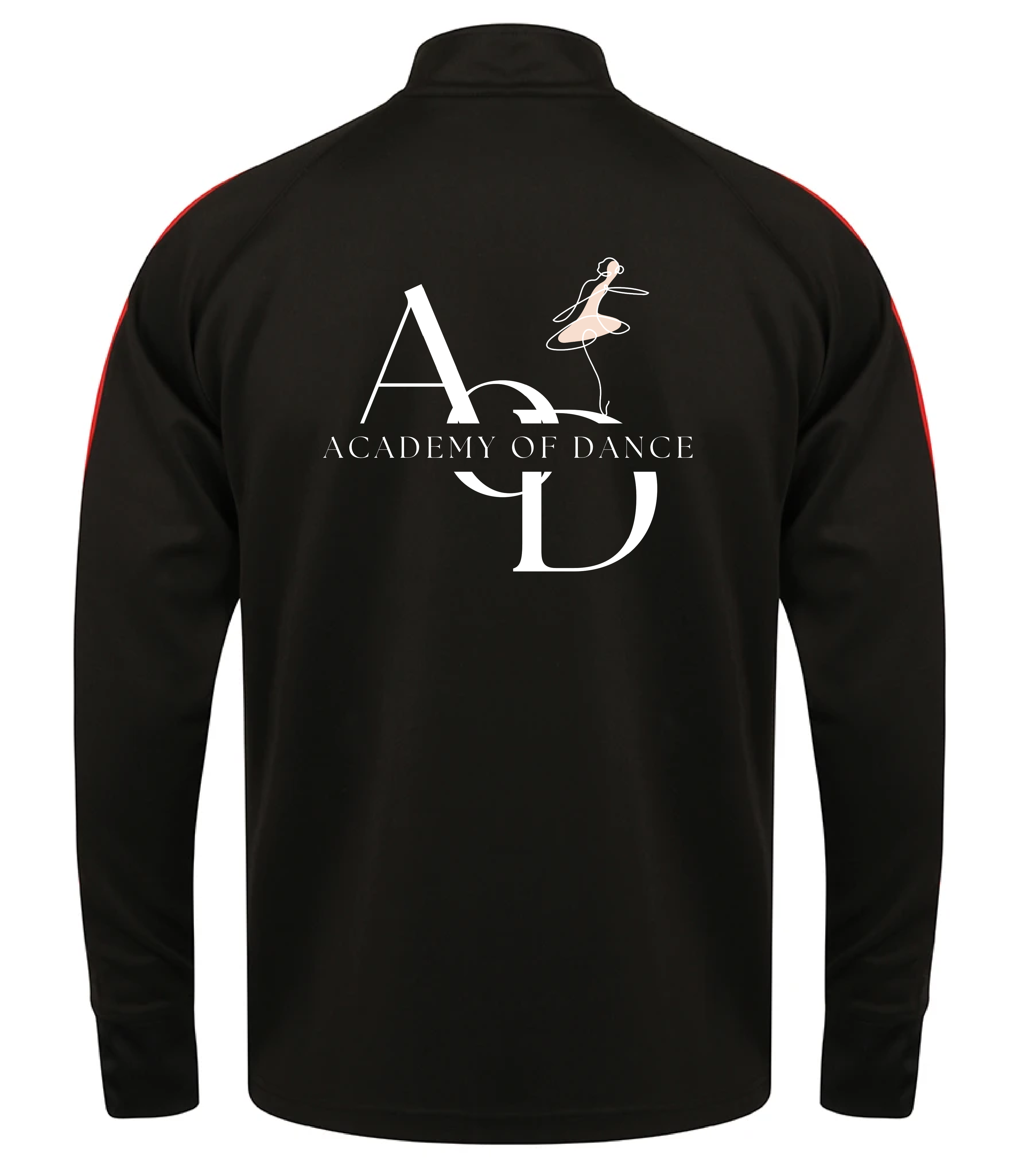 Academy of Dance Black & Red Tracksuit Top